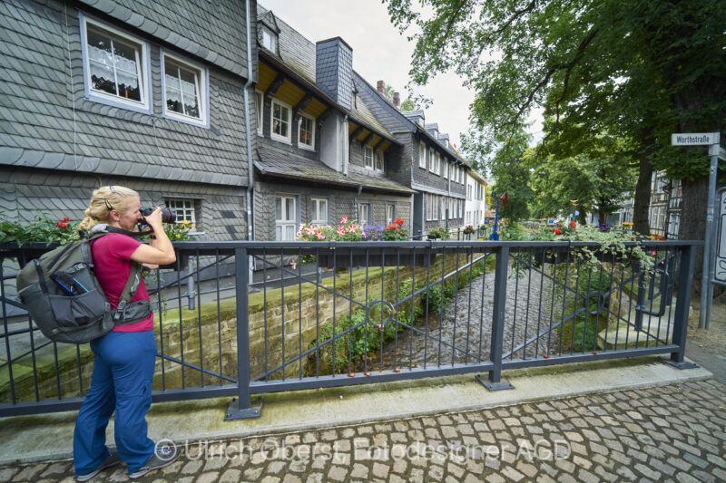 Goslar Altstadt Kunstmeile an der Abzucht