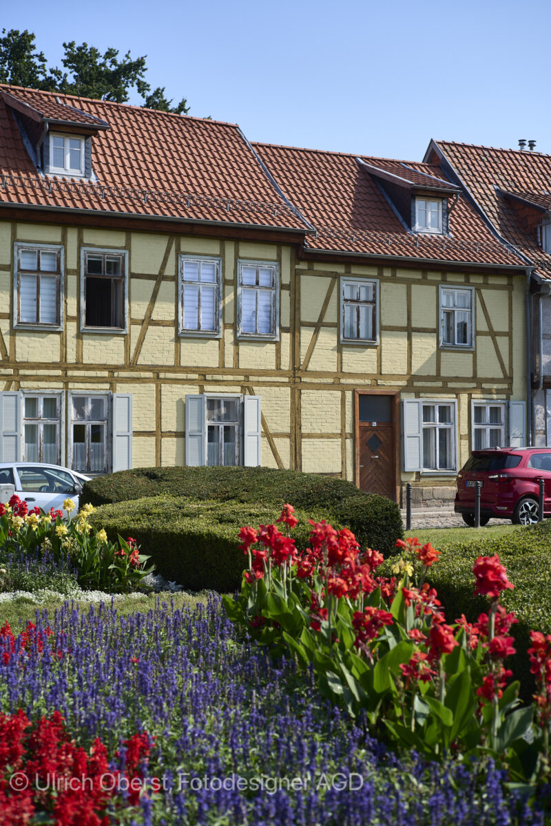 Quedlinburg, Fachwerkhäuser am Word