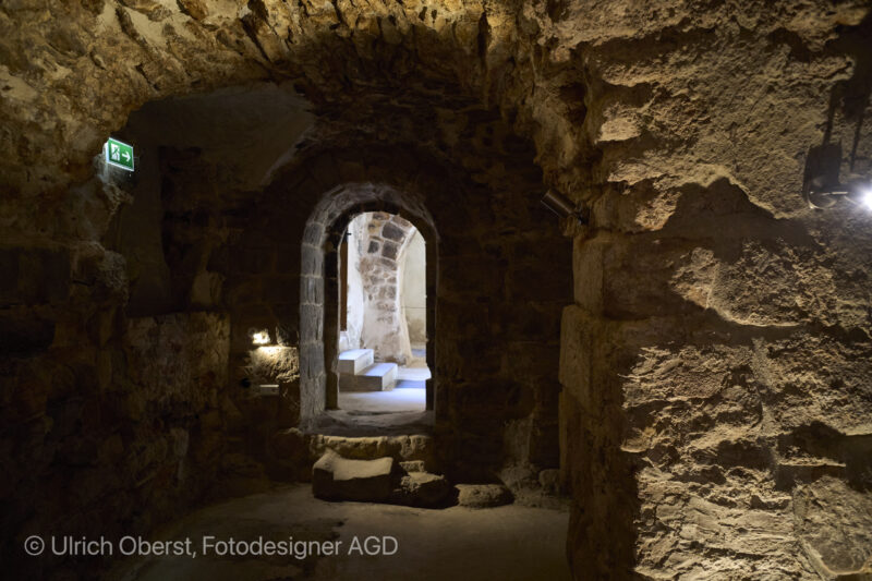 Quedlinburg, Münzenberg unterirdische Ruinen