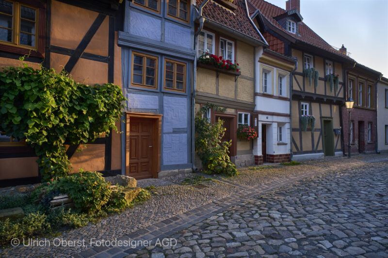 Quedlinburg, Fachwerkhäuser an der Wassertorstraße
