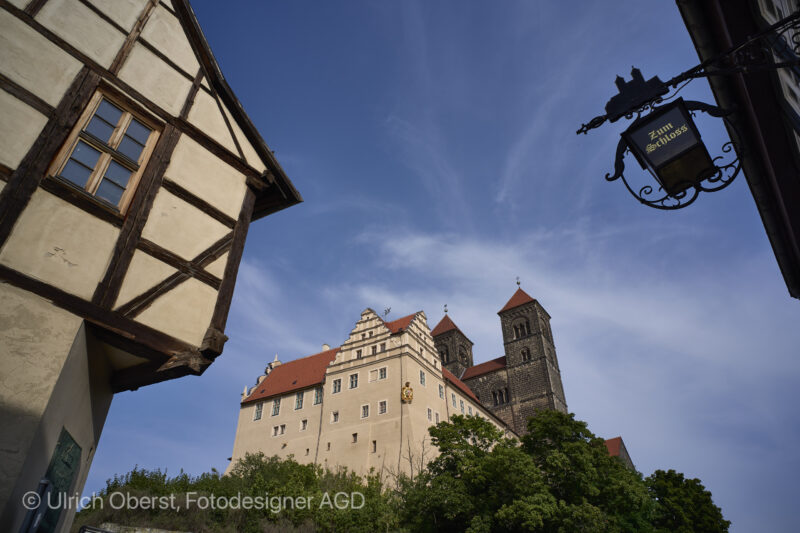 Quedlinburg, Schlossberg mit Hotel zum Schloss